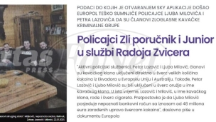 Policija radi za Kavački klan